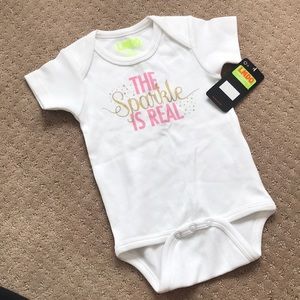 NWT Baby Girl’s The Sparkle is Real Onesie